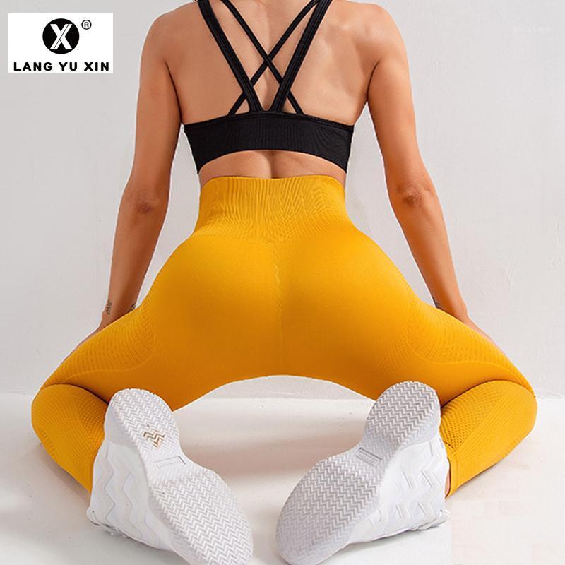 

2020 New Women' High Waist Power Flex Tummy Control Sport Leggings Workout Running Fitness Sports Bras Stretch Yoga Pants1, Black