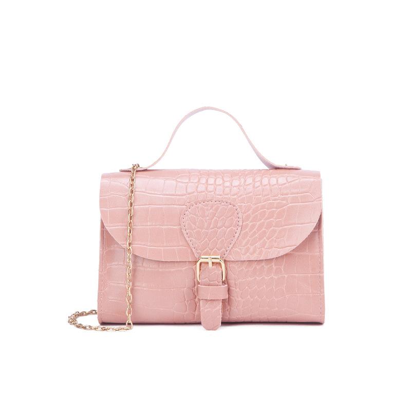 

Fashion Ins Versatile Crocodile Bag Women's Single Shoulder Chain Cross Carry Small Clutch Women Messenger Bags Bolsa Feminina, Black
