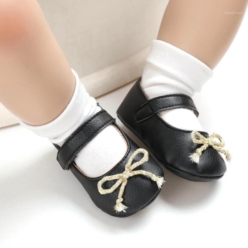 

Summer Baby Girls Bow PU Leather Anti-Slip Soft Soled Princess Shoes1