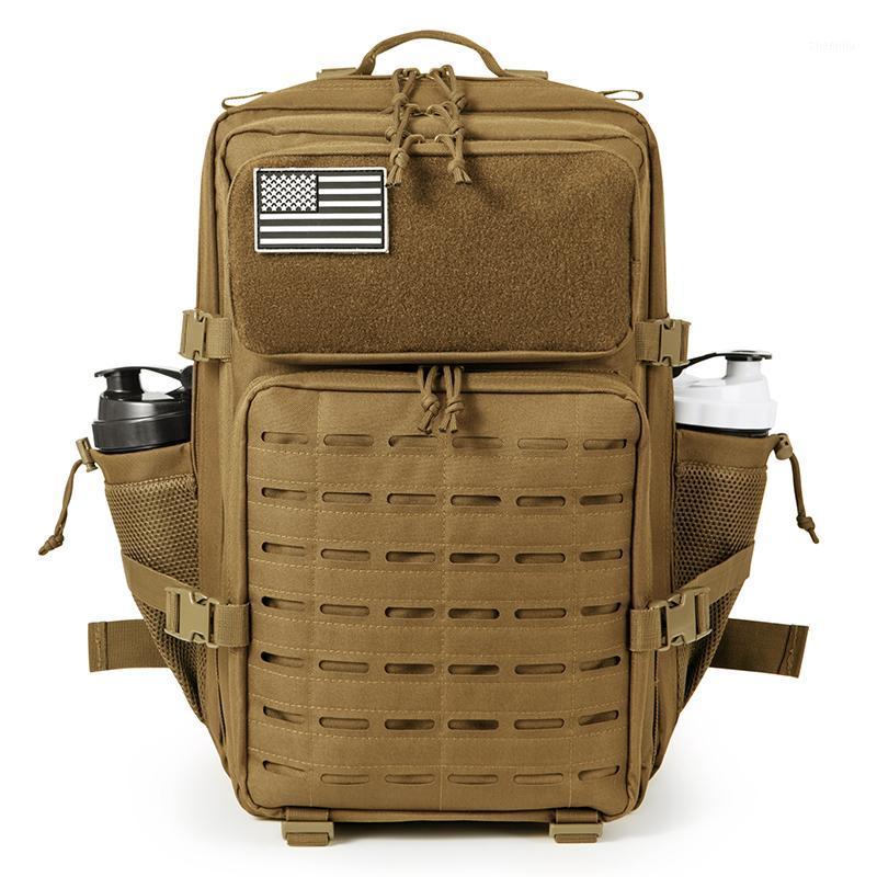 

50L Tactical Backpack MOLLE Bag Assault Army Backpack Hunting For Women/Men Outdoor Hiking Rucksack Witch Bottle Holder1, Green
