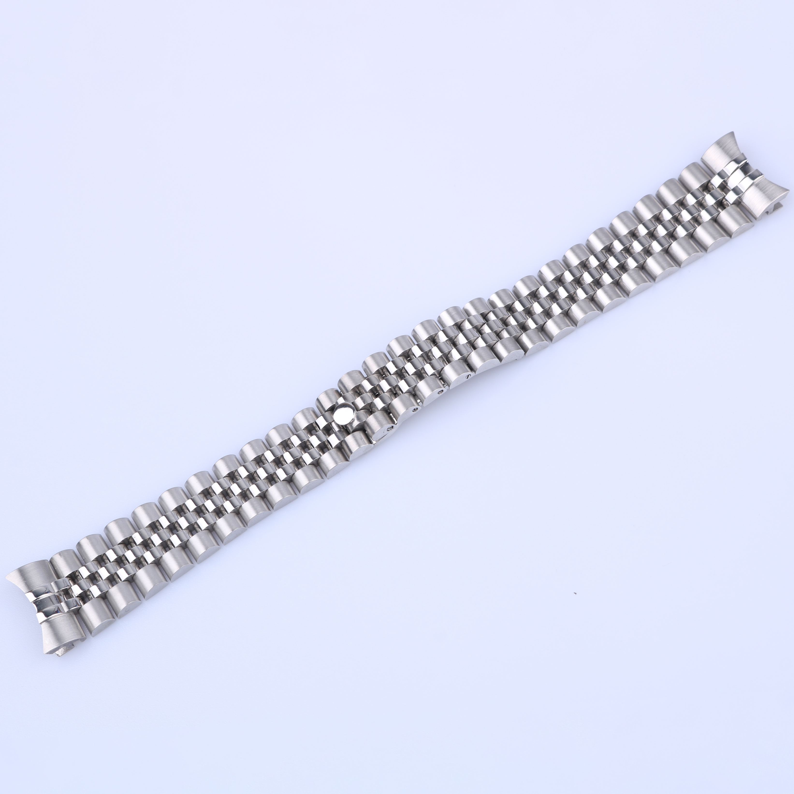 

for datej 36mm 20mm datej 41mm 21mm 316l stainless steel jubilee silver wrist watch band bracelet solid screw links curvedend for rol
