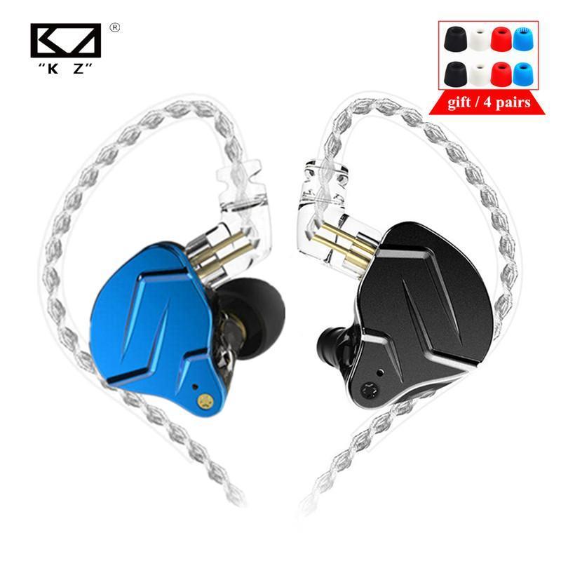 

NEW KZ ZSN PRO X 1DD 1BA HIFI Metal In Ear Earphone Hybrid Drive Bass Earbud Sport Noise Cancelling Headset KZ ZSX ZS10 PRO ZSTX1, Black