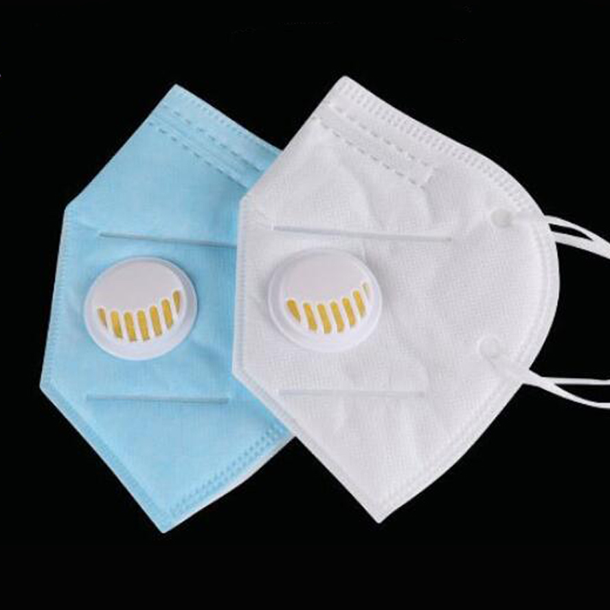 

black kn95 masks factory 95% filter face mask white gray Activated Carbon Breathing Respirator Valve 5 layer mouth facemask in stock