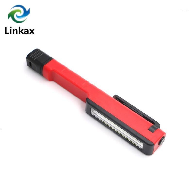 

COB LED Mini Pen led Torch light cob Handle work Work Hand Torch Linternas With Magnet by 3xAAA1