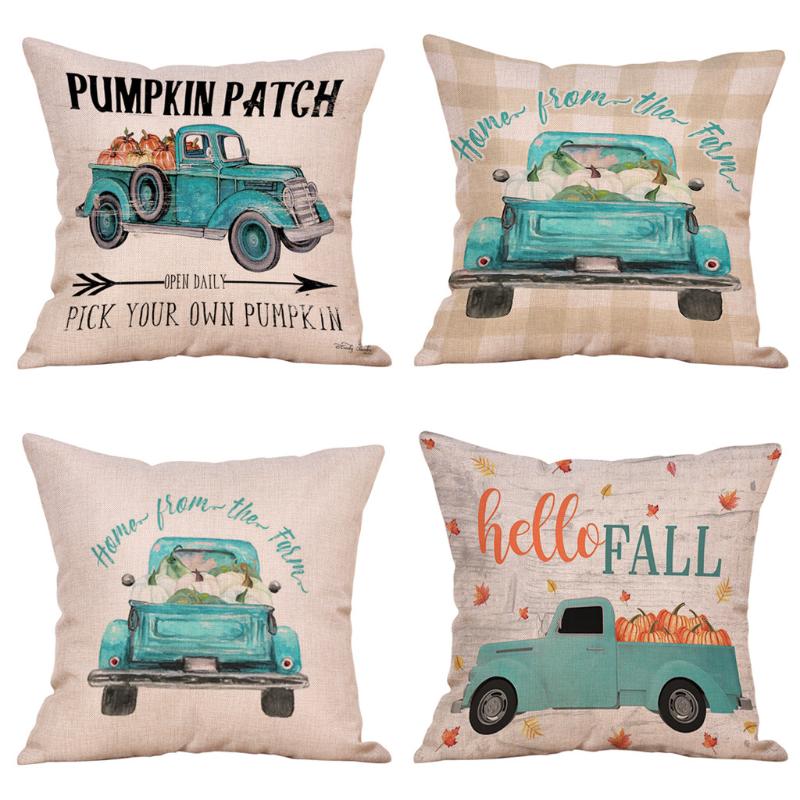 

Halloween Pillow Case Creative Decorative Square Pillowcase Halloween Housse De Coussin Printing Throw Pillow Case Cushion Cover