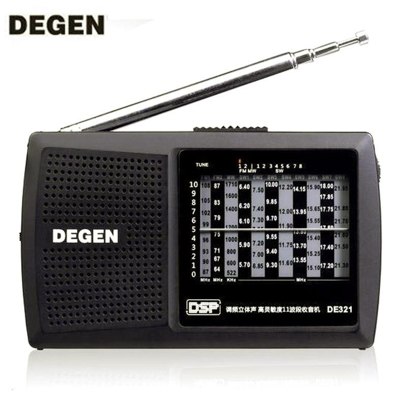 

Degen DE321 FM Stereo MW SW Radio DSP World Band Receiver Full band Radio FM
