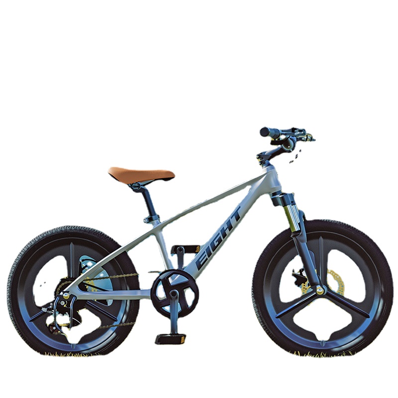 

New Lightweight Design 20 Inch 7 Speed 3 Integrated Wheel Magnesium Alloy Bicycle Children's Mountain Bikes Boys Birthday Gifts, Multi-color