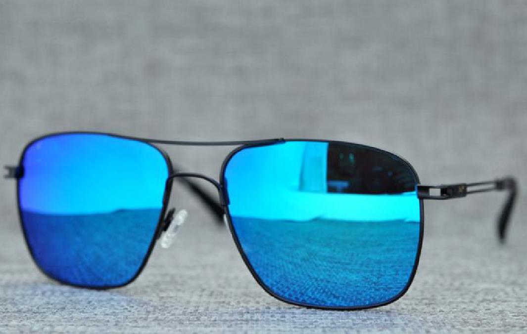 

Fashion Mau1 J1m Sports Sunglasses J328 Driving Car Polarized Rimless Lenses Outdoor Super Light Glasses Buffalo Horn With Case