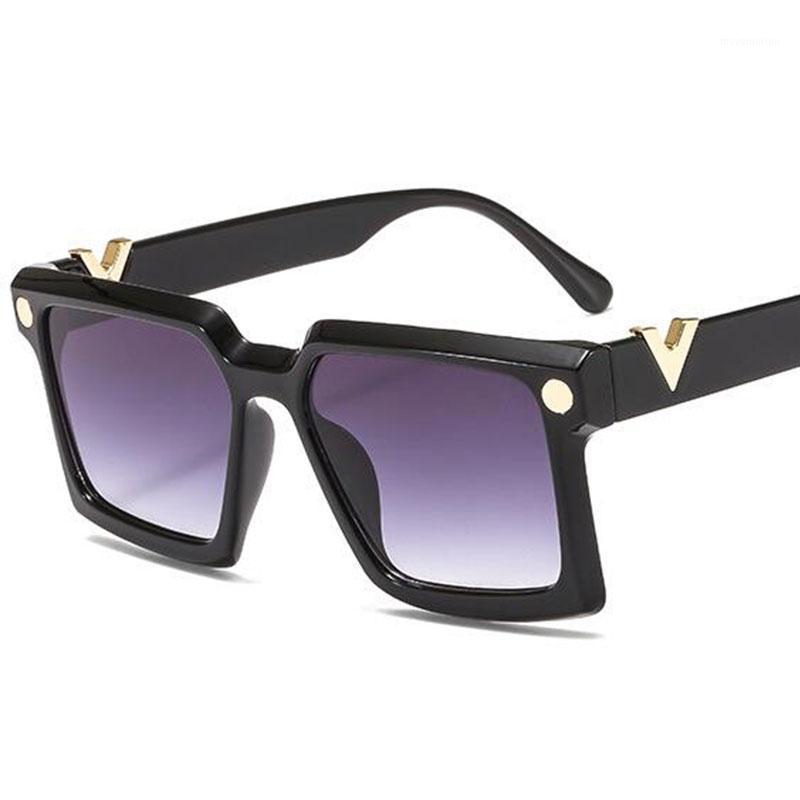 

Big Retro Square Sunglasses Designer Sunglasses For Women Shades New Fashion1