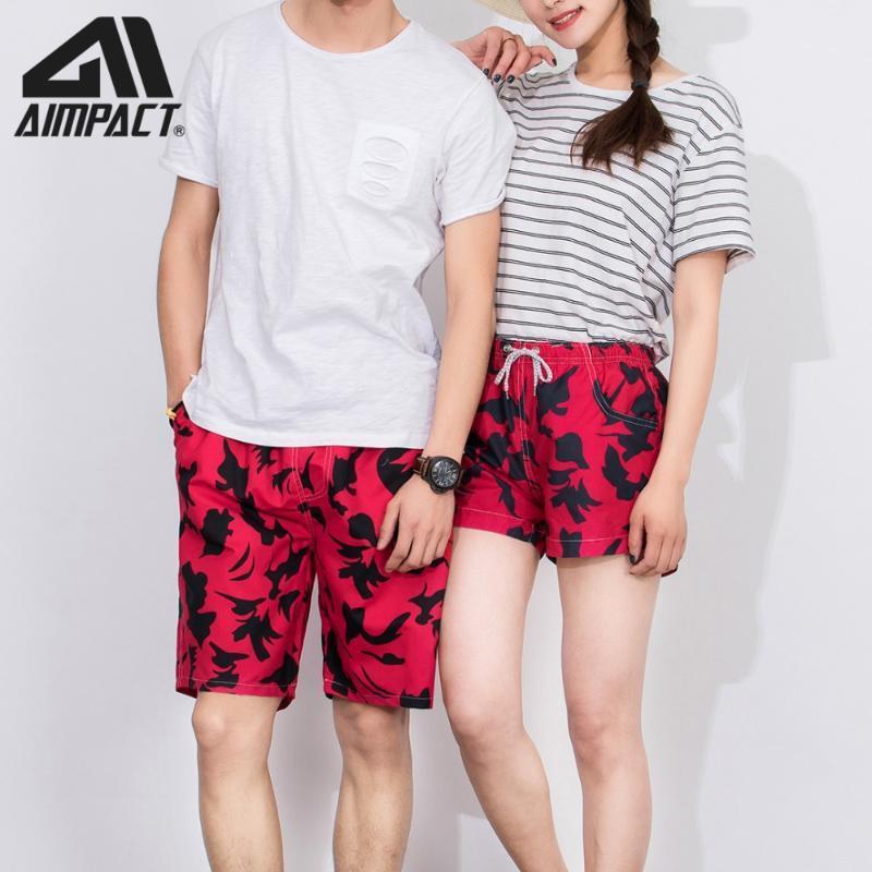 

Mens Fashion Print Board Shorts Swimwears Summer Quick Dry Surf Beach Shorts Holiday Swim Trunks Men Women Love Couple AM21021