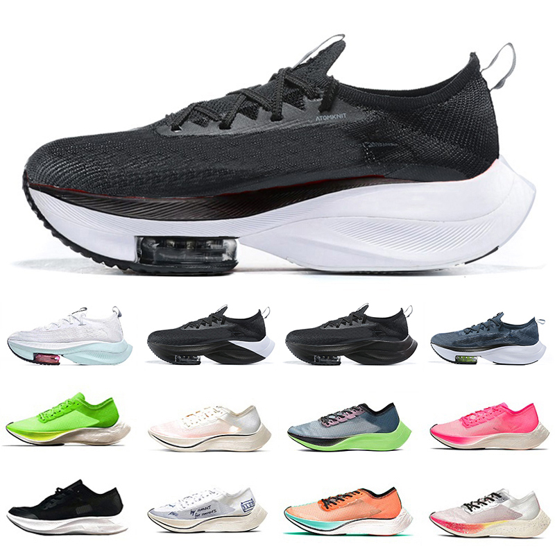 

ZoomX VaporFly mens running shoes Triple Black Sail Pink Clean and White All Triple Red vibrant Green Valerian Lime Blast men women trainers sports shoe, Item#14