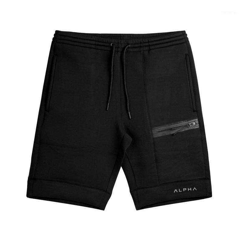 

2018 men GYM Shorts Men Cotton Rashgard Sport Running Shorts Bodybuilding Sweatpants Outdoor Workout Fitness Jogging1, Black