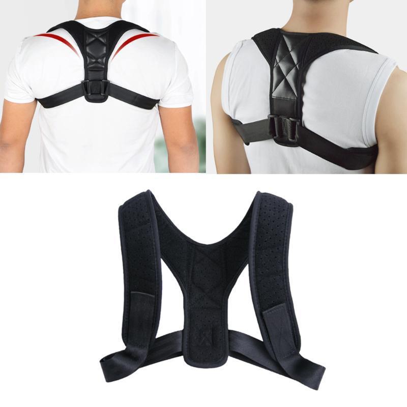 

Back Brace Posture Corrector Adjustable Lumbar Shoulder Neck Support Belt1