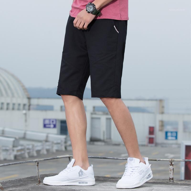 

2020 Summer Brand Mens Shorts Plus Size Pants Stretch Sweatpants High Street Homme Casual Five Points Trousers High Quality Ropa1, Black