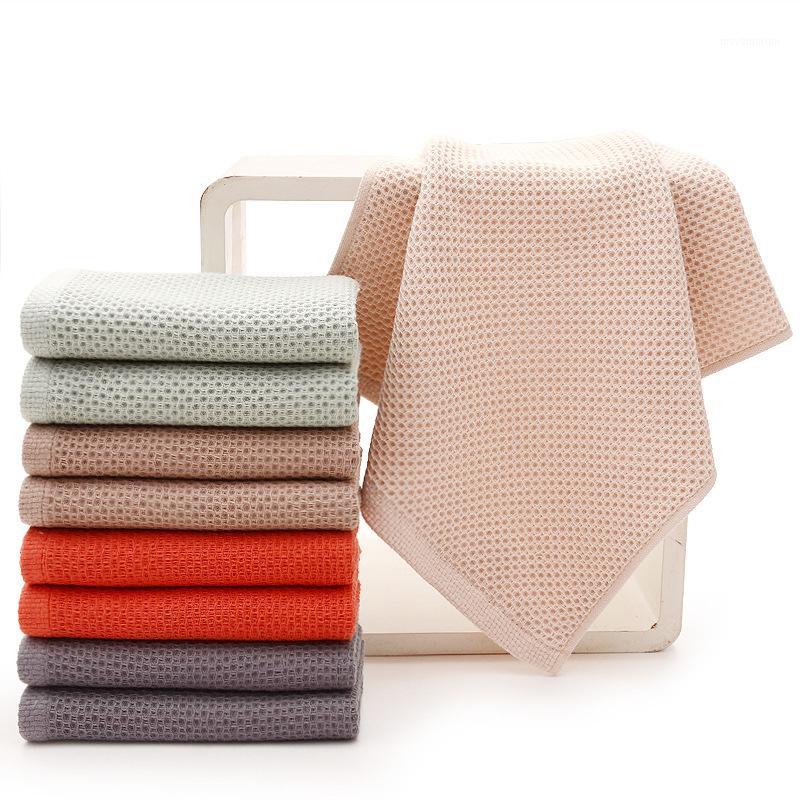 

1pc/3pcs Soft Face Towels Solid Color Cotton Towel For Adults Skin Friendly Bathroom Comfortable Facial Towels 35*75cm1, 1pc coffee
