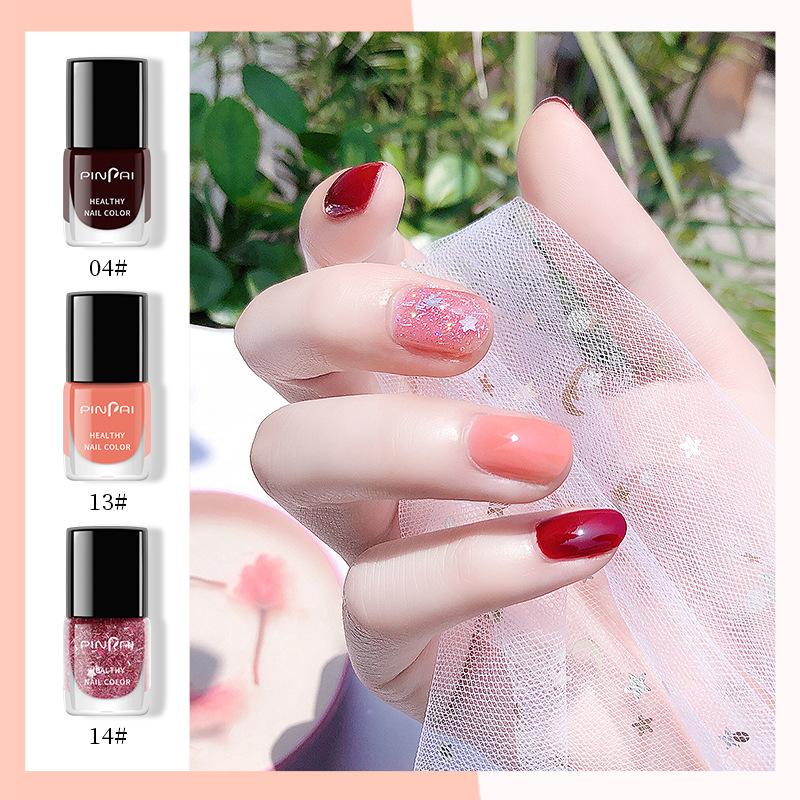 

Nail Polish Women Long-lasting Free Baked Dry Nail Polish Explicit bai hong Pomegranate Series Factory Wholesale