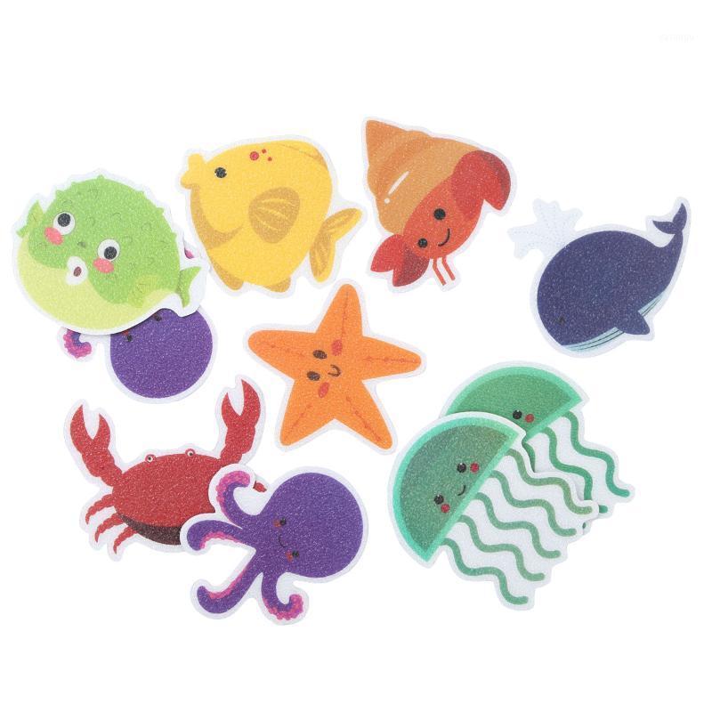 

Colorful Cartoon Animal Textured Easy Application Non-Slip Safety Shower Treads Stickers For Bathtubs Showers Stairs And Floors1 Bath Mats