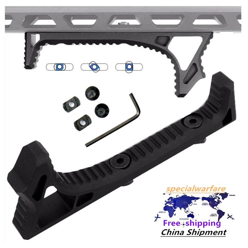 

Hand Stopper Keymod/MLOK System MI SLR Fishbone CNC Metal Front Grip
