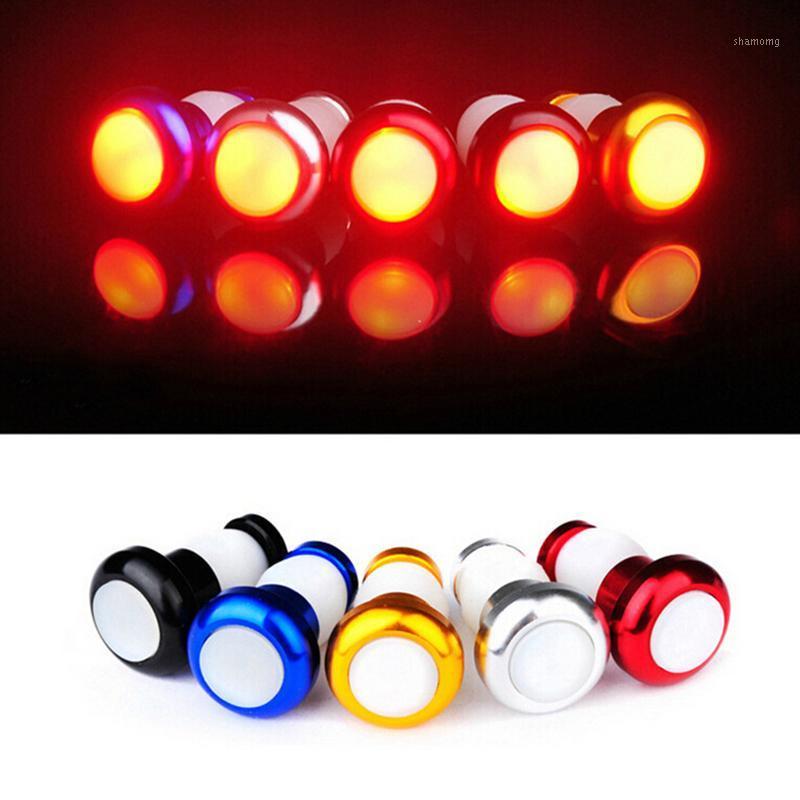 

2pcs Handlebar Warning Lamp Adjustable Practical Safety Bike Turn Signal LED Light Aluminum Alloy Handlebar Indicator Light1