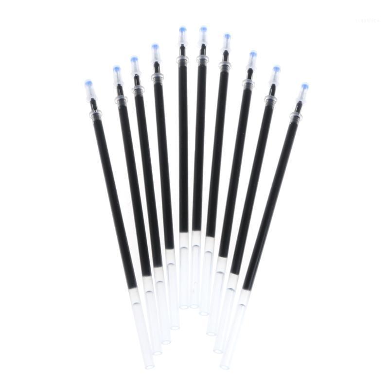 

10Pcs 0.38mm 0.5mm Gel Ink Ballpoint Pen Refill Black Blue Red Stationery Supply1