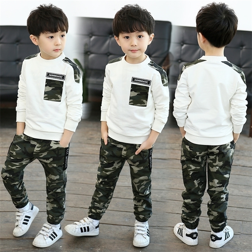 

Kids Clothes Autumn Winter Gentleman Toddler Boys Clothes Sets Top+Pants Children Clothes Sport Suit For Baby Boys 2 6 7 8 Years 201031, Green