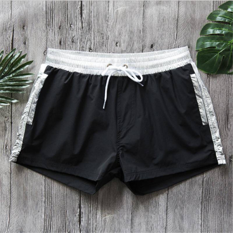 

New Quick Dry Men's Swim Shorts Mesh Line Surfing Beach Short Maillot De Bain Sport Bermuda Surf Swimwear Men's Board Shorts1