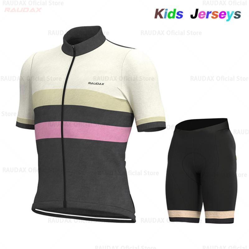 

2020 New Summer Cycling Set Child Bike Clothing Boys Cycling Jersey Set Breathable Quick Dry Lovely Kids Clothing Suit1