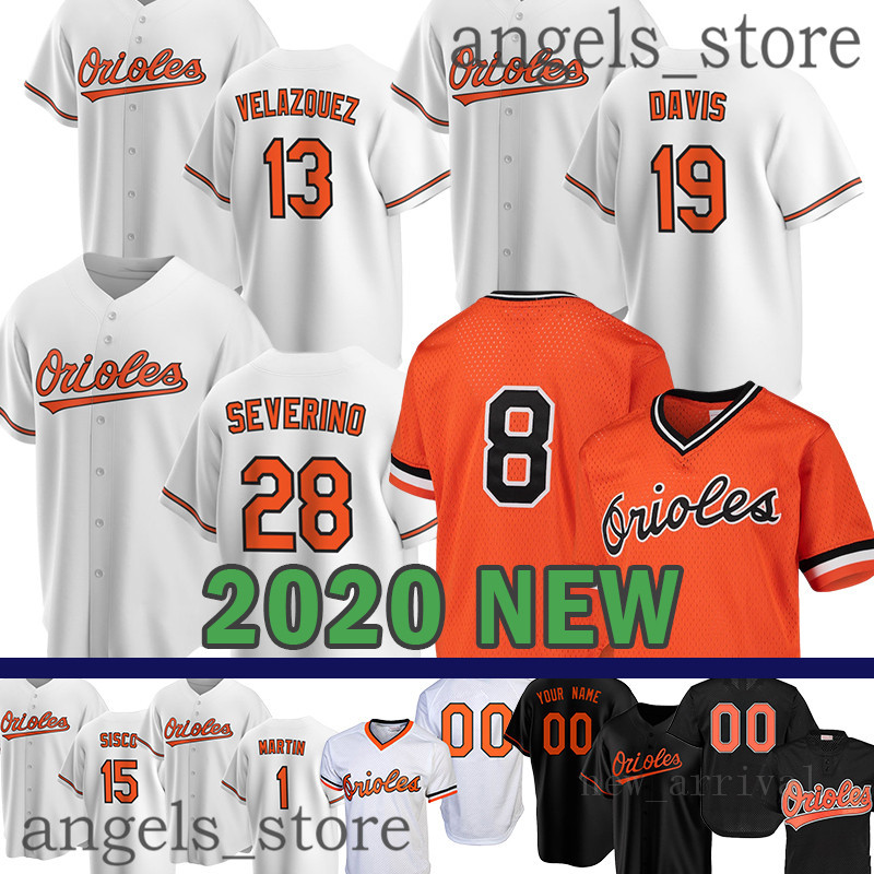 

custom 2020 New Orioles Jackie Robinson Chance Sisco Cal Ripken Jr. Dylan Bundy Jim Palmer Anthony Santander Jonathan Schoop Manny Machado 3, Blue;black