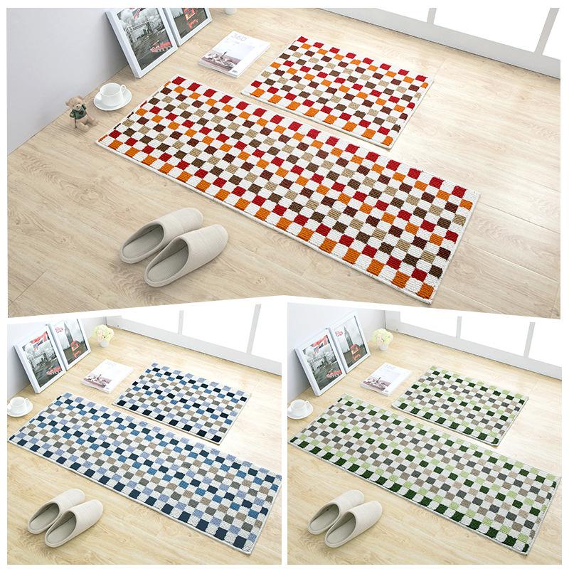 

Japanese Kitchen Floor Mat Anti Fatigue Cotton Puzzle Mat Toilet Bathroom Absorbent Anti-Slip Home Entrance Door