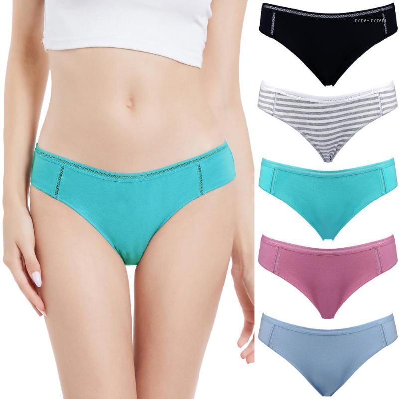 

Comsoft women underwear set 5pcs women' briefs high quality solid colors women' panties low-rise breathable soft female pants1