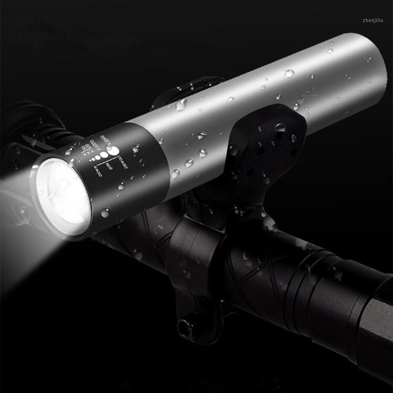 

USB Rechargeable Zoom XML-T6 LED Bicycle lamp bicycle light Torch + Built-in 1*18650 Battery1