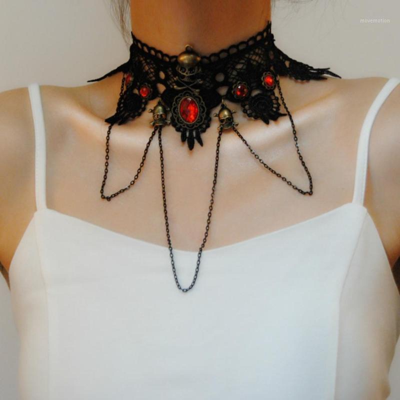 

Vintage Choker Necklace Gothic Jewelry Necklaces & Pendants False Collar Statement Necklace for Women Accessories1