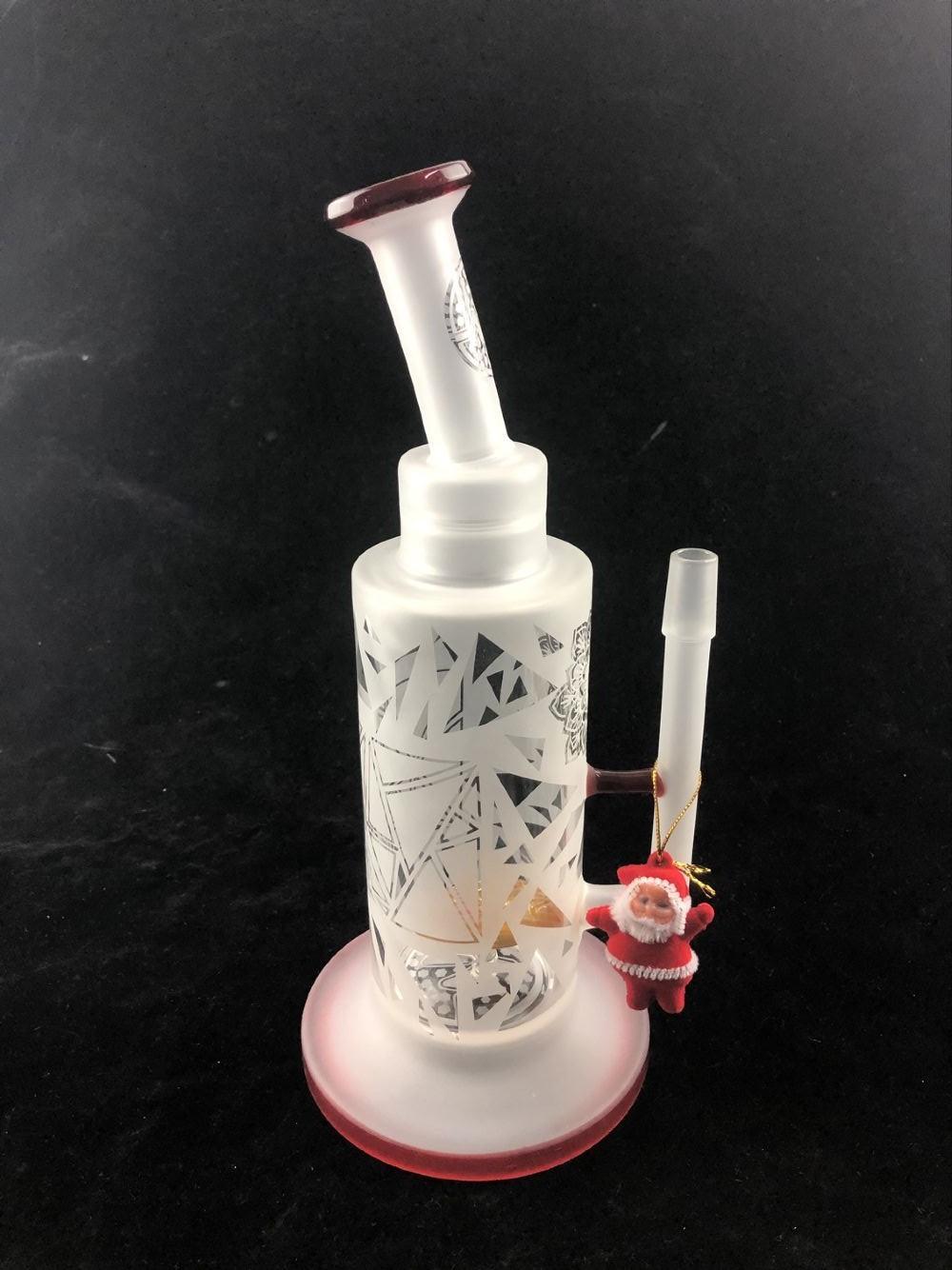 

Red measuring cylinder simple glass hookah New Year gift