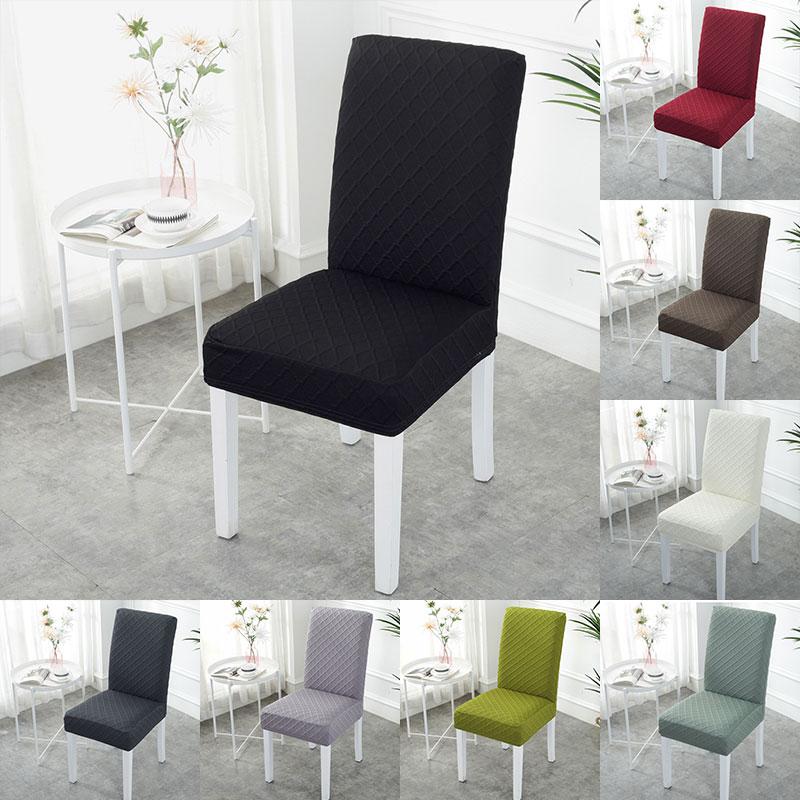 

Simple Chair Cover Home High-grade Jacquard Diamond Hotel Stretch Chair Cover Antimacassar Seat Creative Cushion