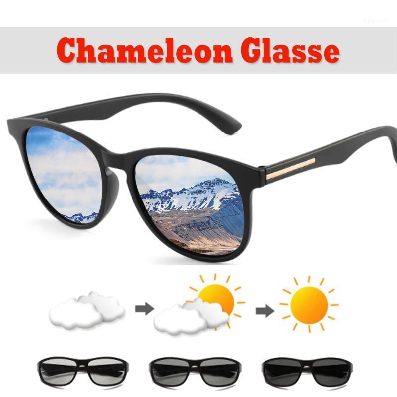 

Photochromic Sunglasses Men Polarized Driving Chameleon Glasses Male Change Color Goggles Driver UV400 Discoloration Eyewear 1101