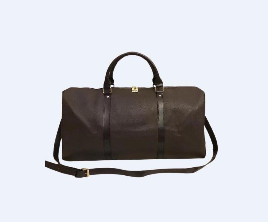 

55cm men duffle bag women travel bags hand luggage luxury designer travel bag men pu leather handbags large cross body bag totes Suitcases