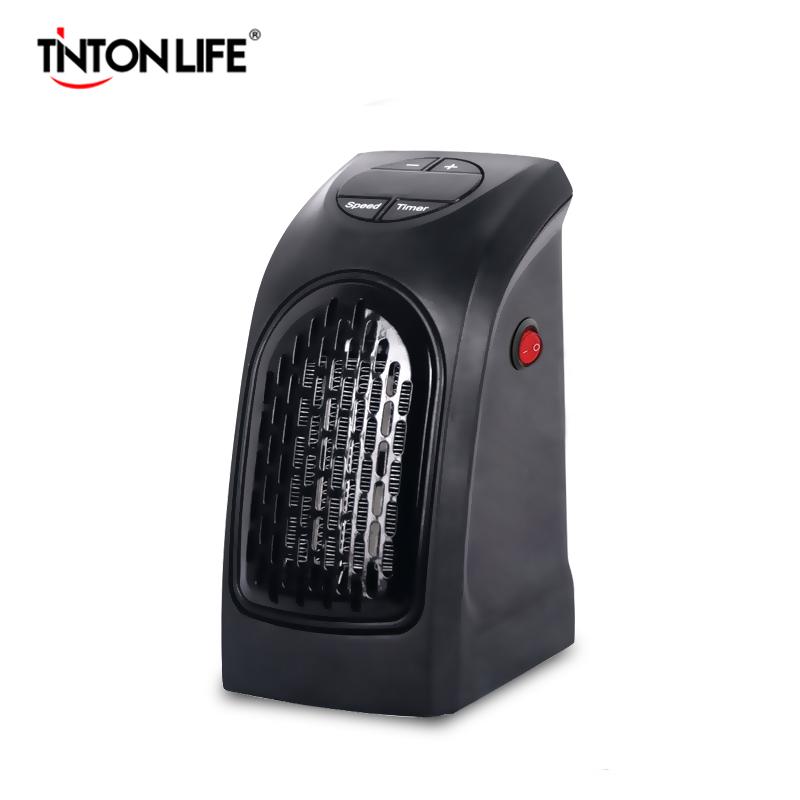 

TINTON LIFE Mini Wall-Outlet Electric Handy Air Heater Warm Blower Room Fan Stove Heater