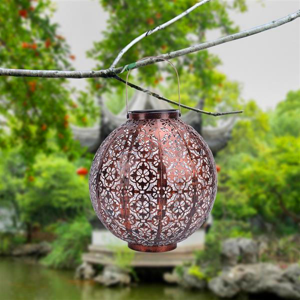 

Solar Light Control Automatic Induction Garden Decoration Lamp Outdoor Waterproof Garden Retro Iron Lamp Solar Panel