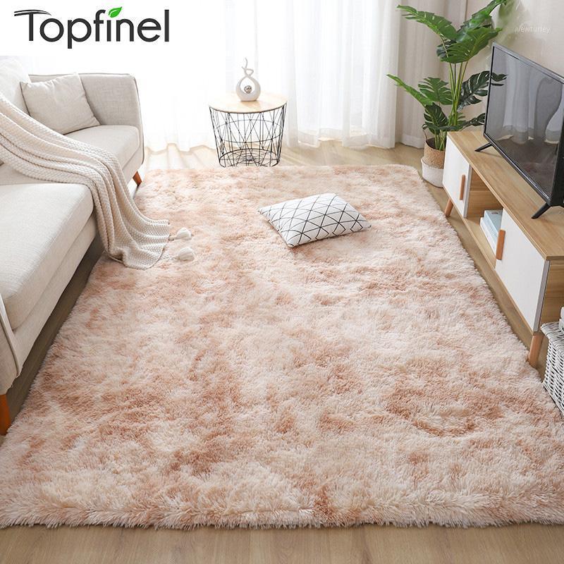 

Topfinel Carpets for Living Room Rug Bedroom Decor Carpet Simple Moder Area Rugs Home Fluffy Thicken Mat Long Soft Velvet Mats1, Pink