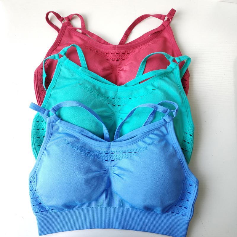 

Women New Colors New Energy Seamless Sport Bra Padded Sports Bra Push Up Yoga High Impact Sports1, Blue