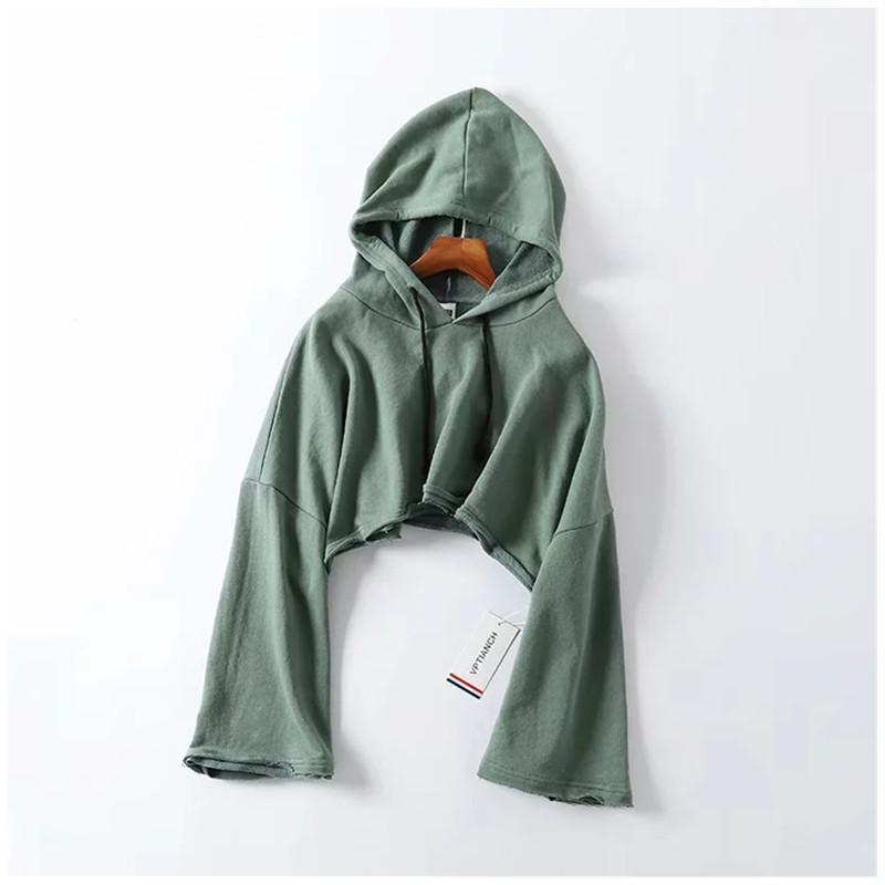 

Women pure color long sleeve blazer brief paragraph hooded fleece relaxed joker outdoor jacket that show hilum horn sleeve Tops1, White