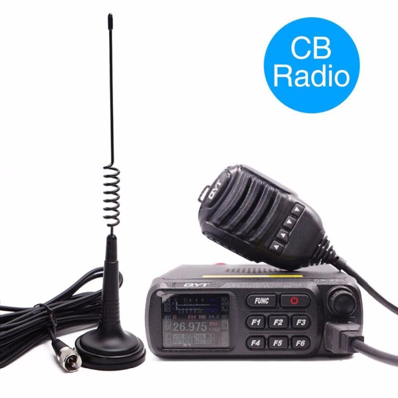 

QYT CB-27 CB Radio 26.965-27.405MHz AM/FM 12/24V 4 Watts LCD Screen Shortware Citizen Band Multi-Norms CB27 CB Mobile Radio