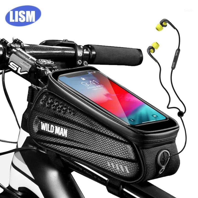 

Bicycle Bag Waterproof Front Bike Cycling Bag 6.5 inch Mobile Phone Bicycle Top Tube Handlebar Bags Mountain Cycling Accessories1