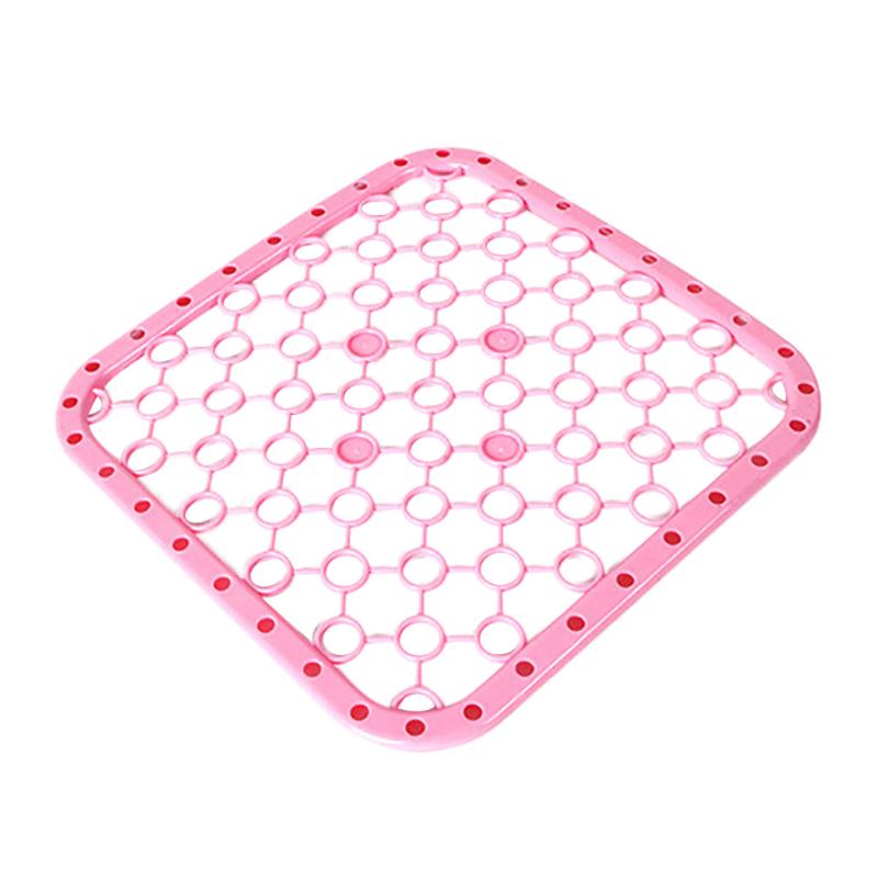 

Plastic Multifunctional Table Heat Insulation Kitchen Bathroom Protector Sink Mat Dishes Home Quick Drain Drying Anti-slip #P5
