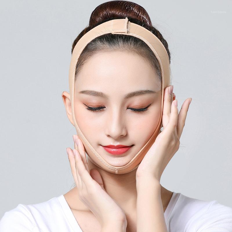 

Facial Thin Face Mask Slimming Face Slim V-Line Lift Up Mask Cheek Chin Neck Slimming Thin Belt Strap Beauty Delicate Bandage1, Red