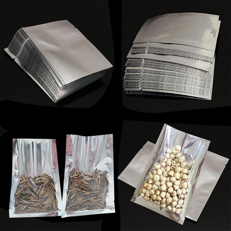

100pcs Heat Seal Storage Bags Aluminium Foil Vacuum Pouches Grade For Nuts-30