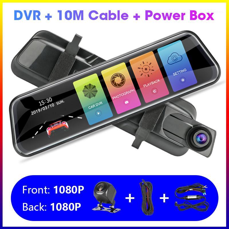 

Develuck 10" Car DVR Touch Screen 1080P Stream Media Dash Camera Dual Lens Video Recorder Auto Driving Recorder Dashcam Rear cam1