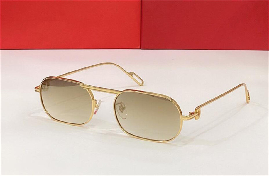 

New fashion design sunglasses 0112S small square metal frame popular and simple style outdoor uv400 protective eyewear hot sell wholesale glasses