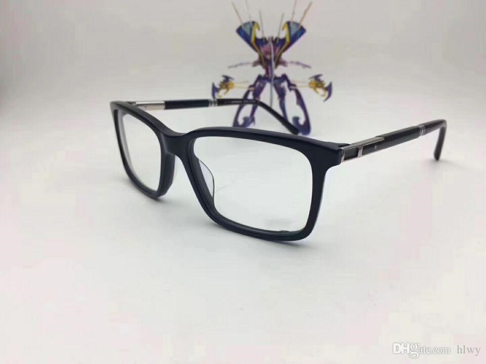 

Wholesale-Italian Brand 0489 Designer Designed Eyeglasses Frame Glasses Frame Male Matching Finished Flat Light Myopic eye-glasses Frame