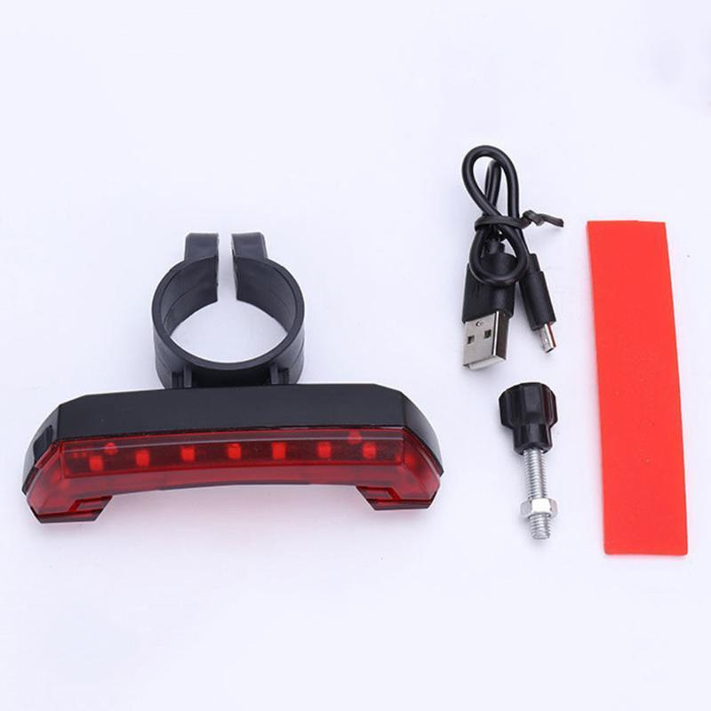 

Mountain Bike Riding 5Led Cool Tail Light Creative Usb Charging Night Riding Light Usb Rechargeable Bicycle Tail Light#N1